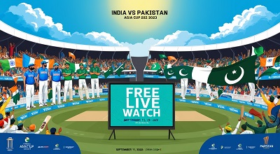 India vs Pakistan Asia Cup 2023 - 11 Sep, 2023 (Free Live Watch)