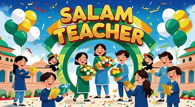 Salaam Teacher Day Celebrate All Over Pakistan