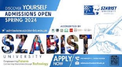 SZABIST Admissions 2024 Apply Now – Latest