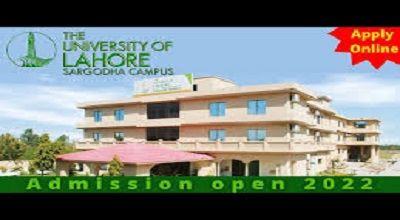 University of Lahore Sargodha Campus Fall Admission 2024