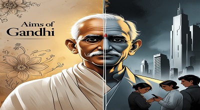 Aims of Gandhi vs. Where Are We Today?