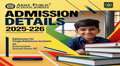 Army Public School Jorhat Admission 2025-26