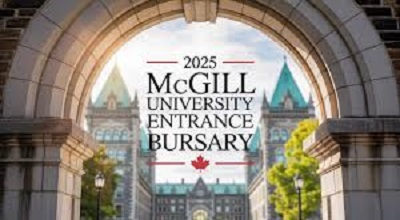 McGill University Entrance Bursary for International Undergraduate Students