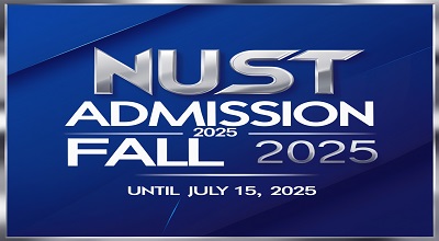 NUST Admission 2025 - Apply for Fall 2025 (Until July 15, 2025)
