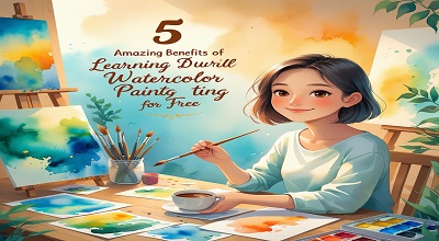 5 Amazing Benefits of Learning Watercolor Painting for Free