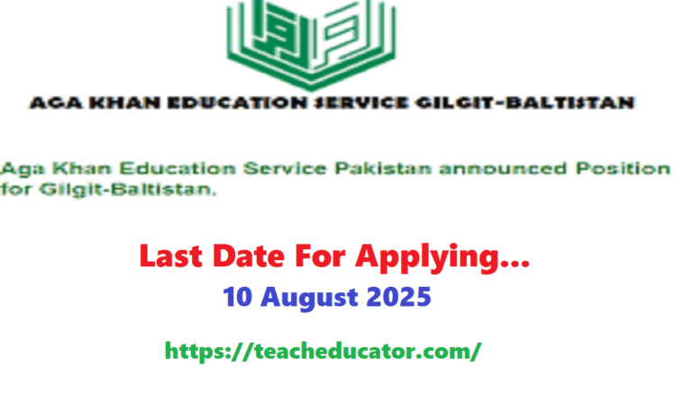 AKESP Announced Different Positions in Gilgit Baltistan – Latest