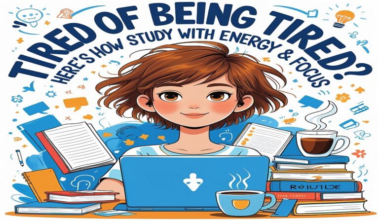 Tired of Being Tired? Here’s How to Study with Energy & Focus