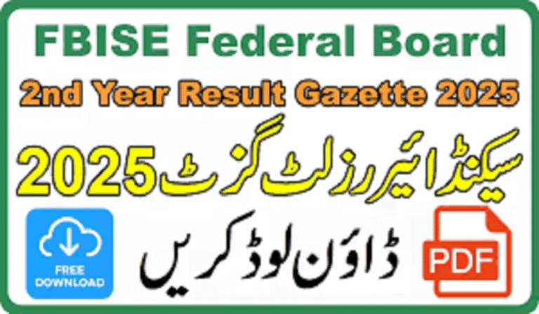 FBISE 2nd Year Result 2025 Online Here: A Complete Guide for Students and Parents