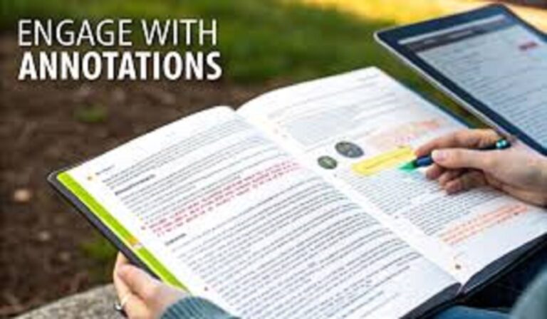 Building a Dialog with the Text: Annotation for Active Reading