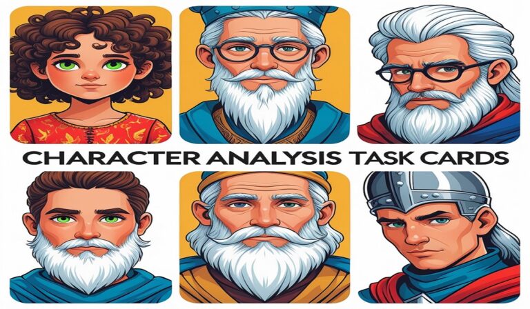 Character Analysis Task Cards - Latest
