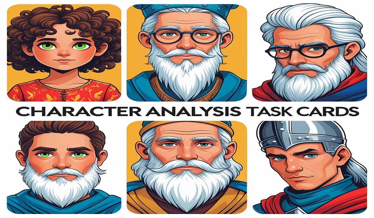 Character Analysis Task Cards - Latest