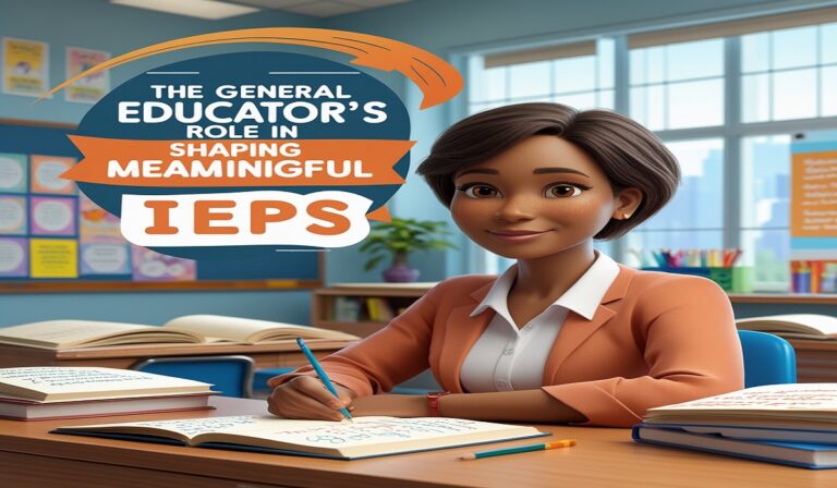 The General Educator's Role in Shaping Meaningful IEPs - Latest