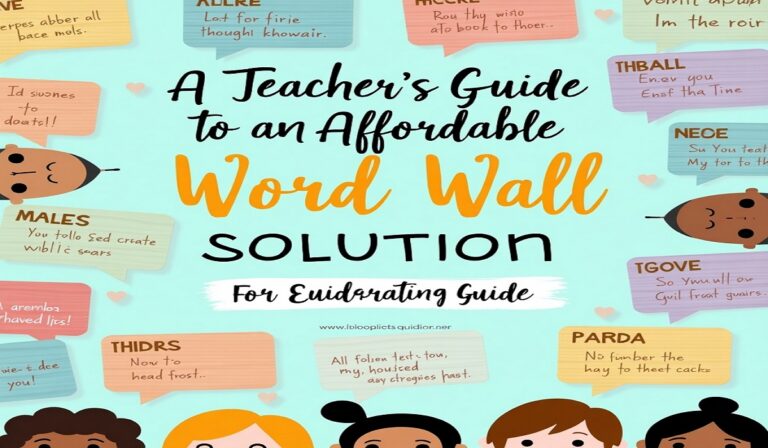 A Teacher's Guide to an Affordable Word Wall Solution - Latest