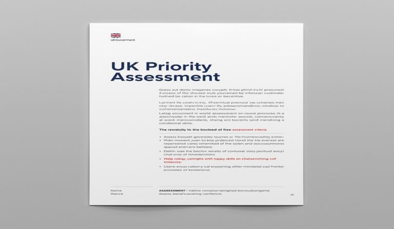 UK Priority Skills Assessment
