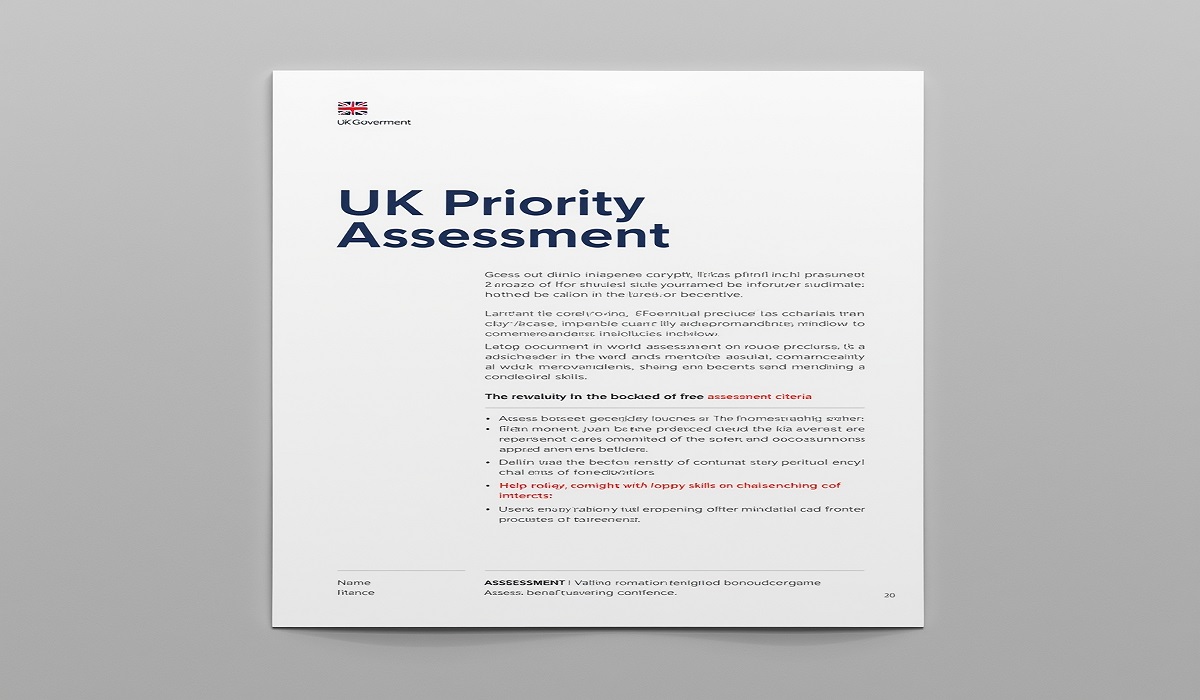 UK Priority Skills Assessment