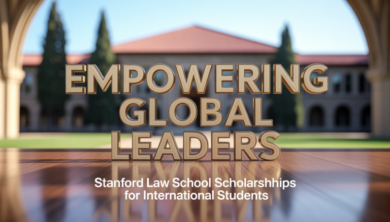 A Guide to Stanford Law School Scholarships for International Students 2026