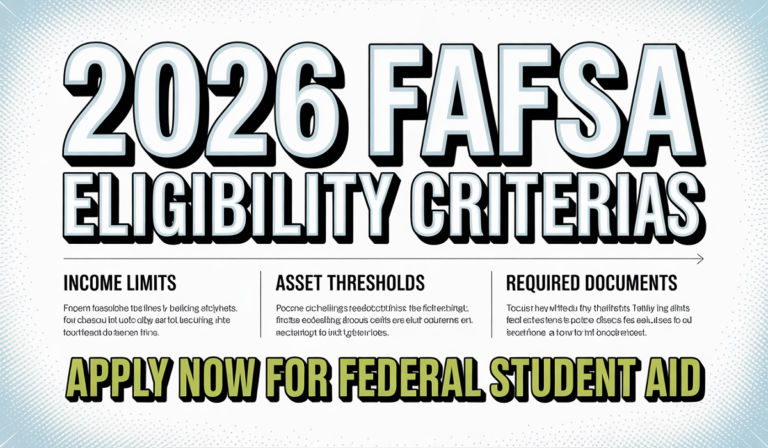 FAFSA Financial Eligibility Requirements in 2026 - Latest