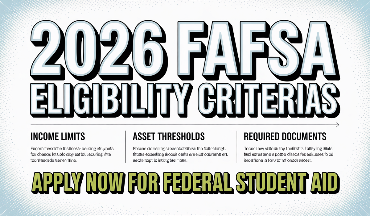 FAFSA Financial Eligibility Requirements in 2026 - Latest