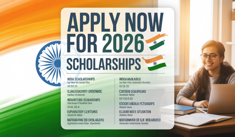 India scholarships for higher studies 2026 - Latest