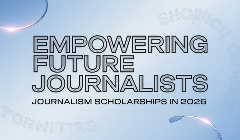 Journalism Scholarships in 2026: Your Ultimate Guide to Funding Your Media Career