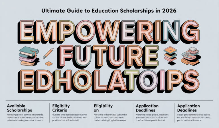 Ultimate Guide to Education Majors Scholarships in 2026
