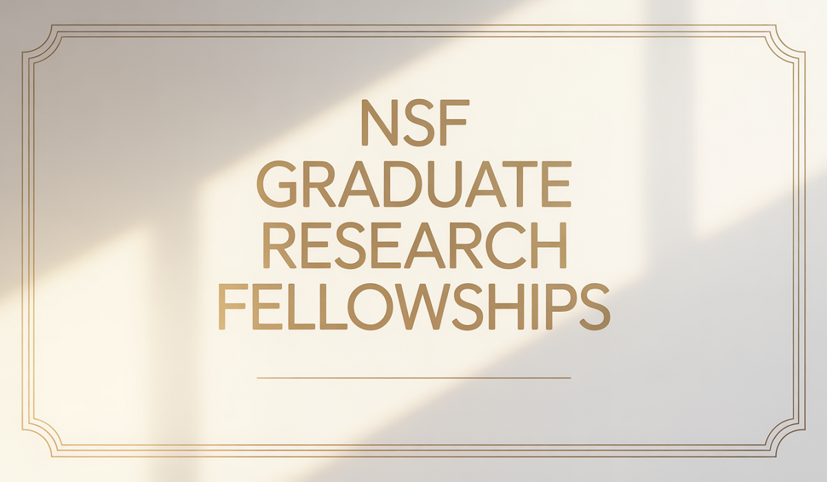 NSF Graduate Research Fellowships in 2026
